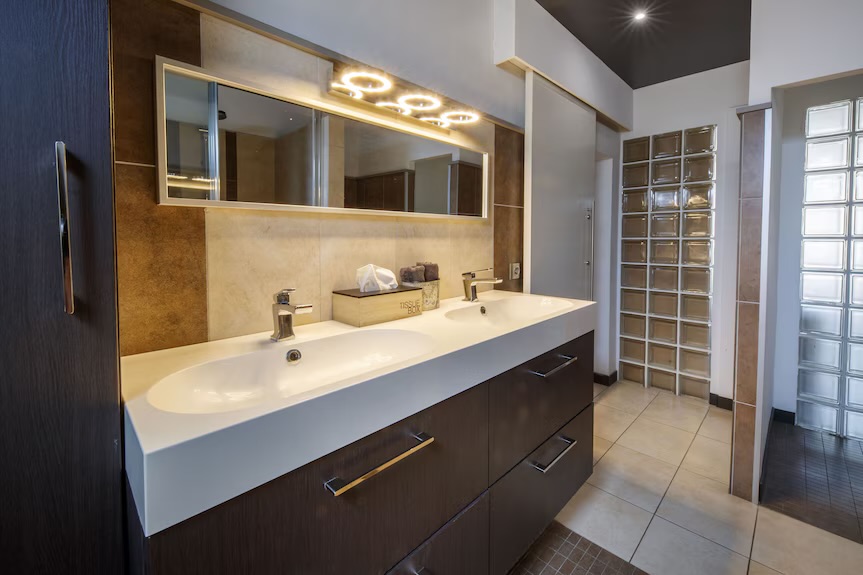 Salle de bain double vasque