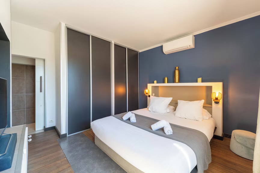 Chambre bleue